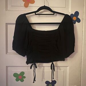 Black Crop Top Wild Fable